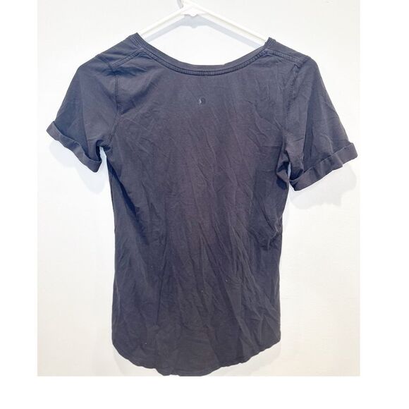 Lululemon love v-neck t shirt black size 2 - Picture 4 of 5